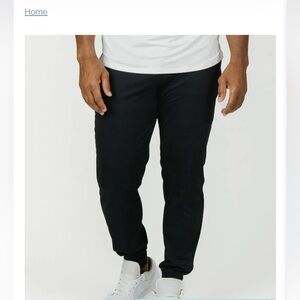 ZYIA Black Men’s Downtime Joggers
